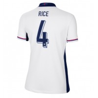 England Declan Rice #4 Fußballbekleidung Heimtrikot Damen EM 2024 Kurzarm